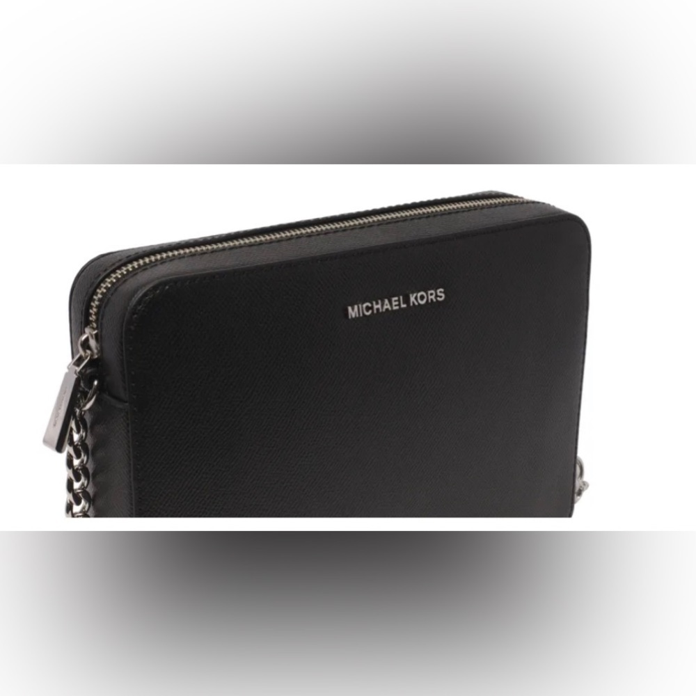 Michael Kors Jet Set Large Saffiano Leather Crossbody Bag - Picture 3 of 8